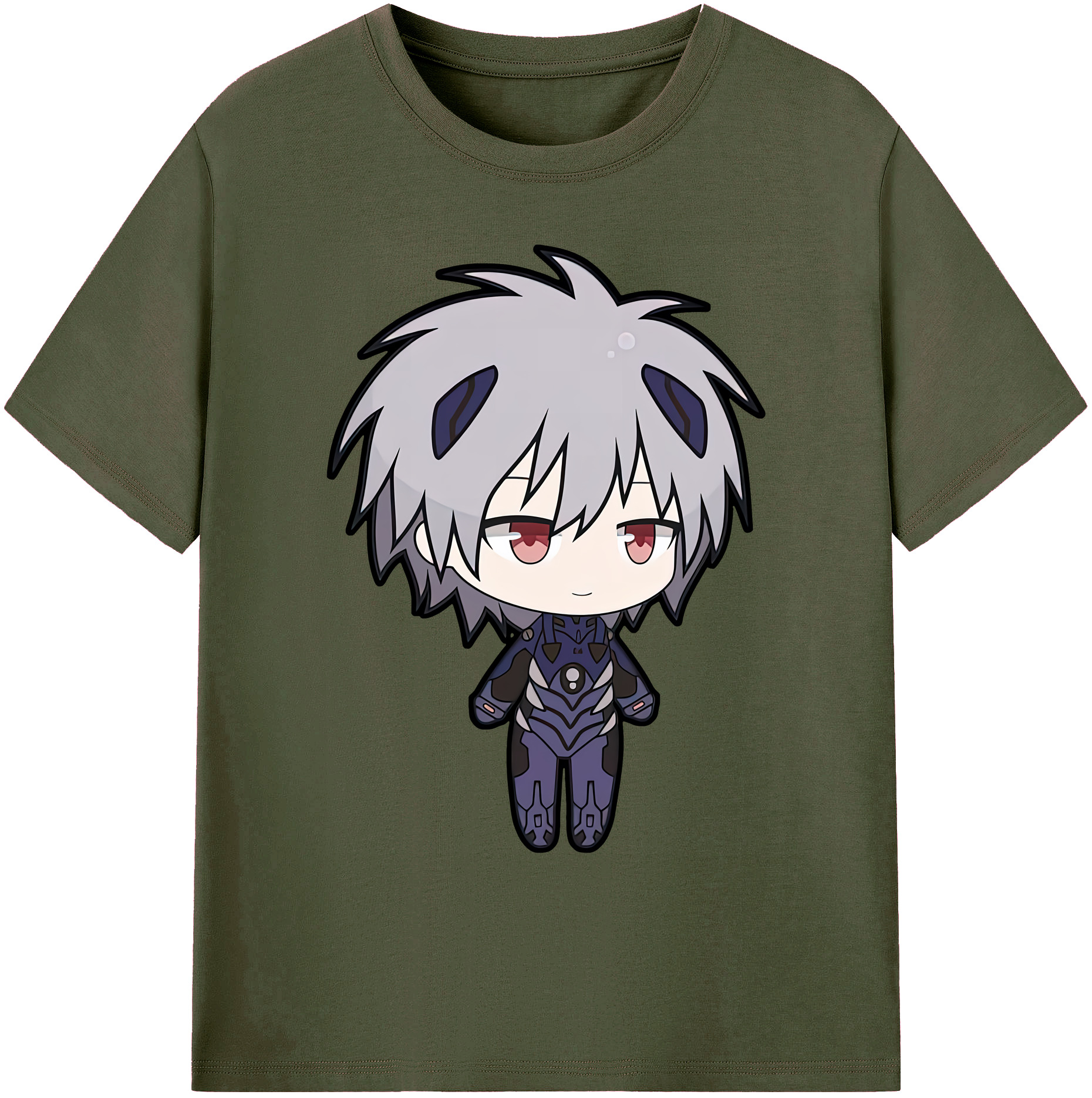 （画像用） EVA 新世紀エヴァンゲリオン 綿100％ メンズ半袖Tシャツ｜肌触りやわらか＆通気性